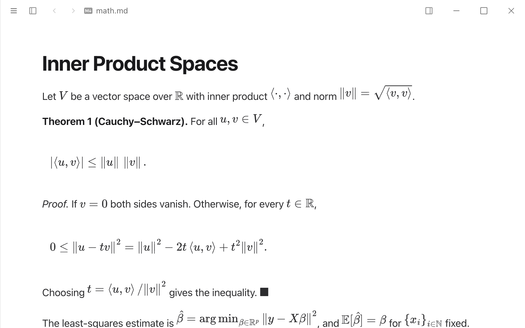 Math Pack in Typora
